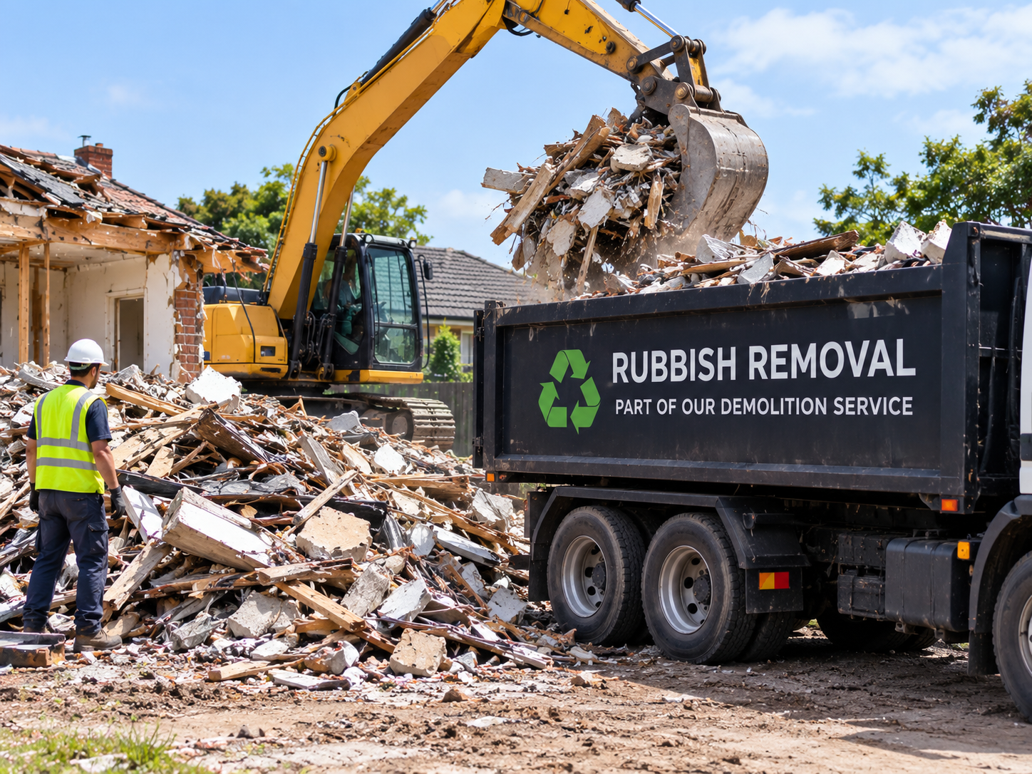Site clean-up and rubbish removal Sydney